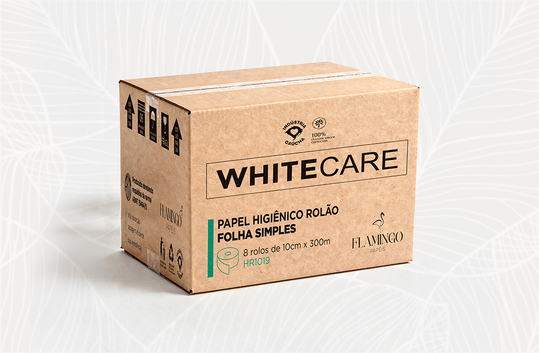 Whitecare - 10cm x 300m - 8 rolos
